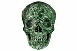 Realistic, Polished Hamine Jasper Skull #150874-1